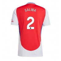 Echipament fotbal Arsenal William Saliba #2 Tricou Acasa 2024-25 maneca scurta